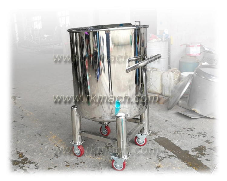 300L Milk Reception Tank Milk Weighing Tank Milk Acceptance Tank