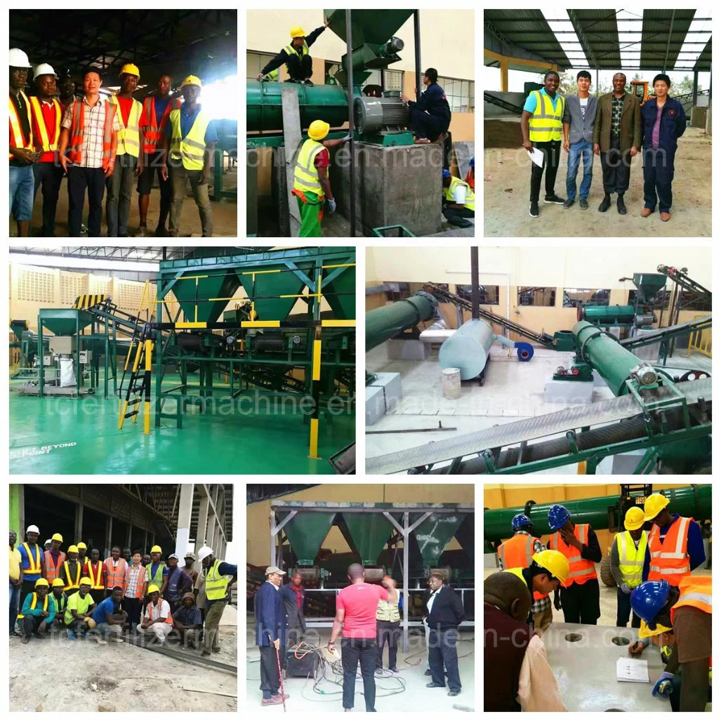 China Factory Poultry Waste Flat Granulating Organic Fertilizer Production Line