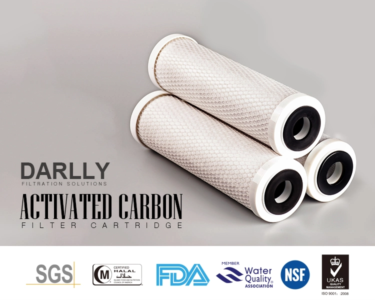 Darlly Filter Coconut Shell Activated Carbon Block Filter Cartridge Producers