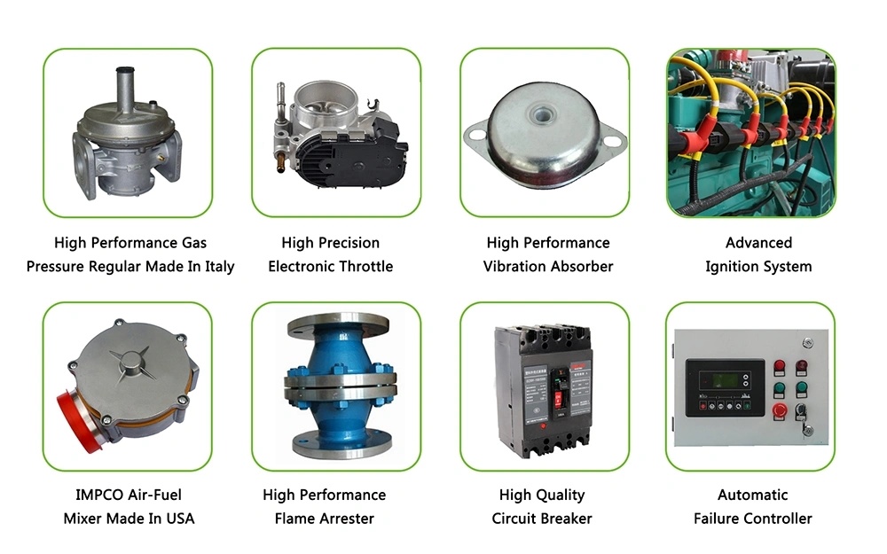 Renewable Energy Power 1500kw Biogas Genset