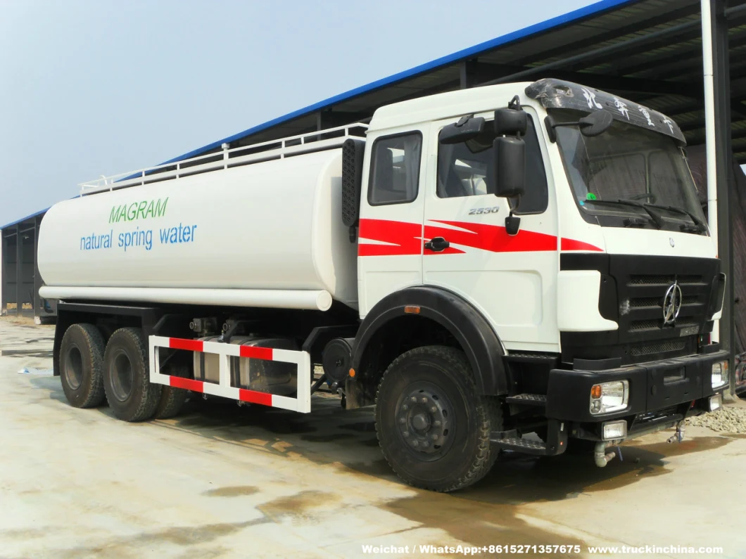 Beiben Truck Mounted Water Tank 20t-25t (Stainless Tank for Potable Water, Fresh Water, Produced Water, Spring Water with Water Bowser)