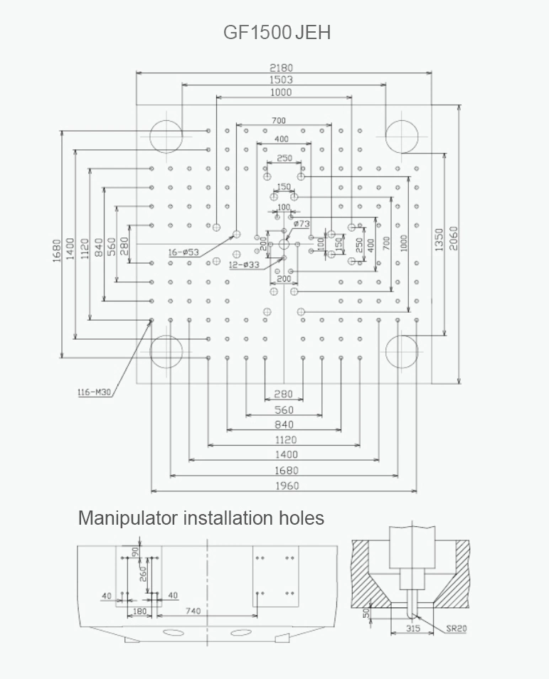 GF1500jehb China New Type Water Tank Plastic Machine Water Tank Making Machine Plastic