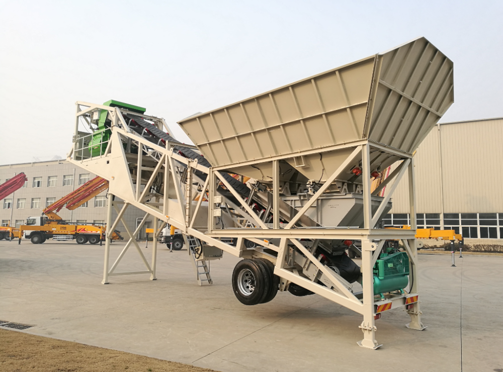 XCMG Hzs40 Small Concrete Batching Plant 40m3 Mobile Concrete Batching Plant for Sale