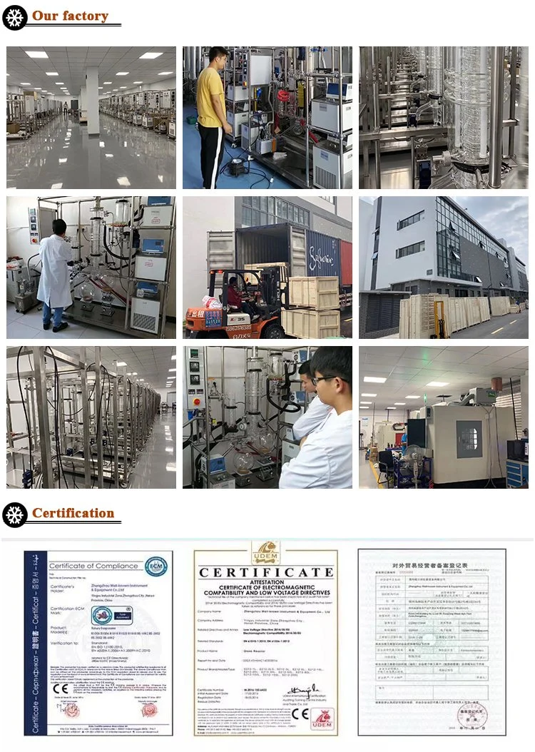 Short Path Molecular Distillation Equipment Molecular Distillation Apparatus