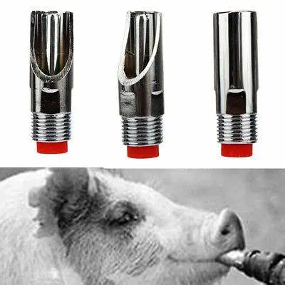 Pig Nipple Drinker for Pig Drinking Water Stainless Steel Pig Nipple Drinker