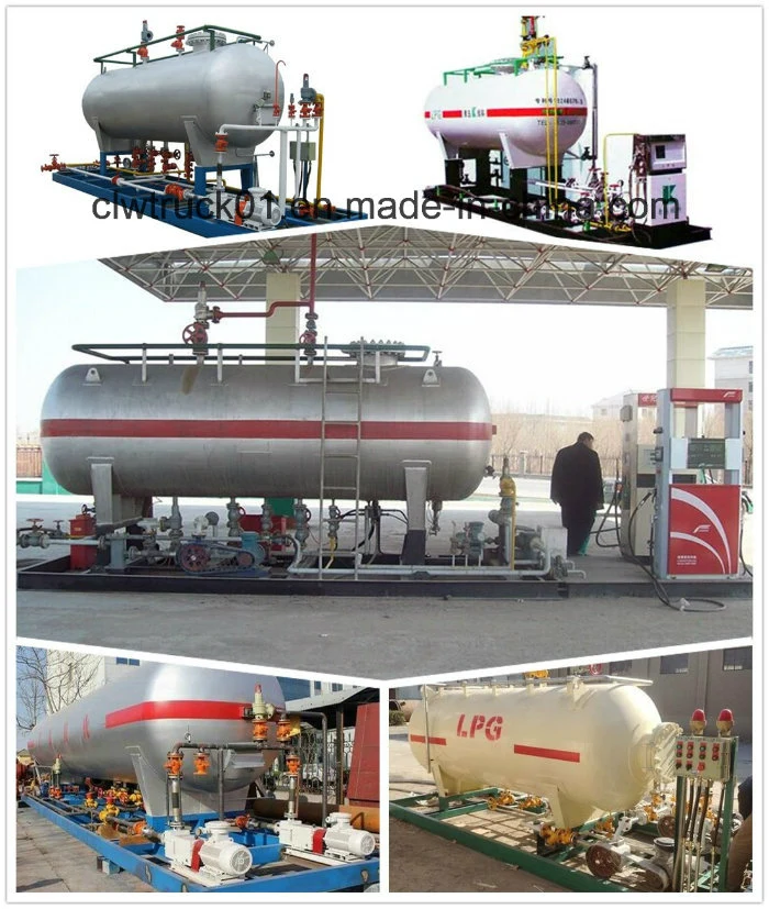 20cbm Skid Mounted LPG Tankers 20m3 LPG Skid Station