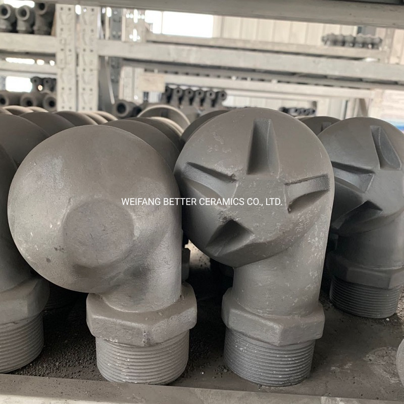 Sintering desulfurization equipment Sisic refractoy ceramic nozzle