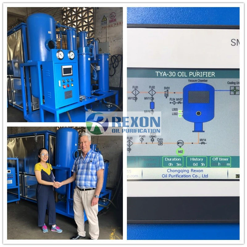 Vacuum Dehydration Lube Oil Purifier Machine 1800liters/Hour