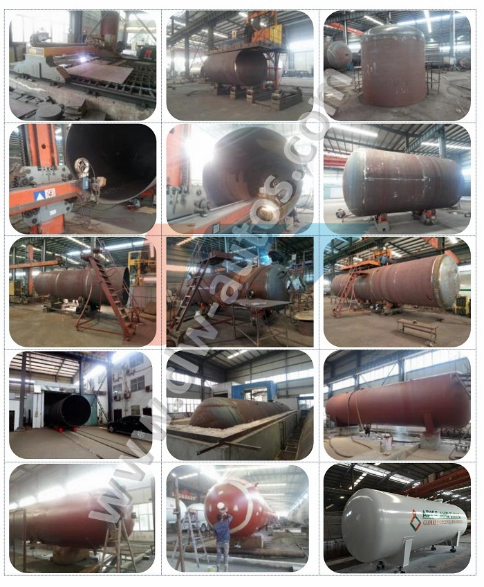 Nigeria LPG Cooking Gas Cylinder Plant 50000L LPG Mobile Filling Station 50cbm LPG Skid Station