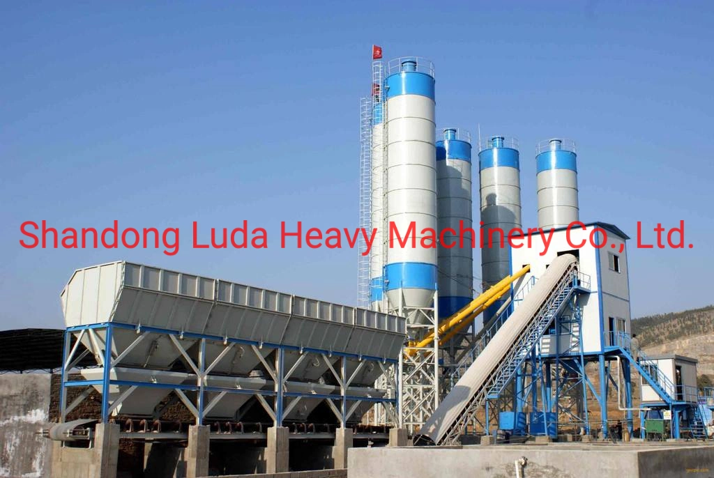 Luda Small Concrete Mixing Plant, Hzs50 Hzs60 Mobile Concrete Mix Batching Plant for Sale