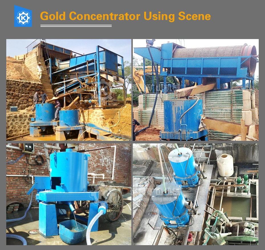 Centrifugal Concentrator Gold Separator Bowl Concentrator Gravity Mineral Separator