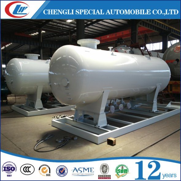 LPG Skid Station 5 Tons 10000 Liters Gas Station Filling Plant Ghana 10cbm Portable Station