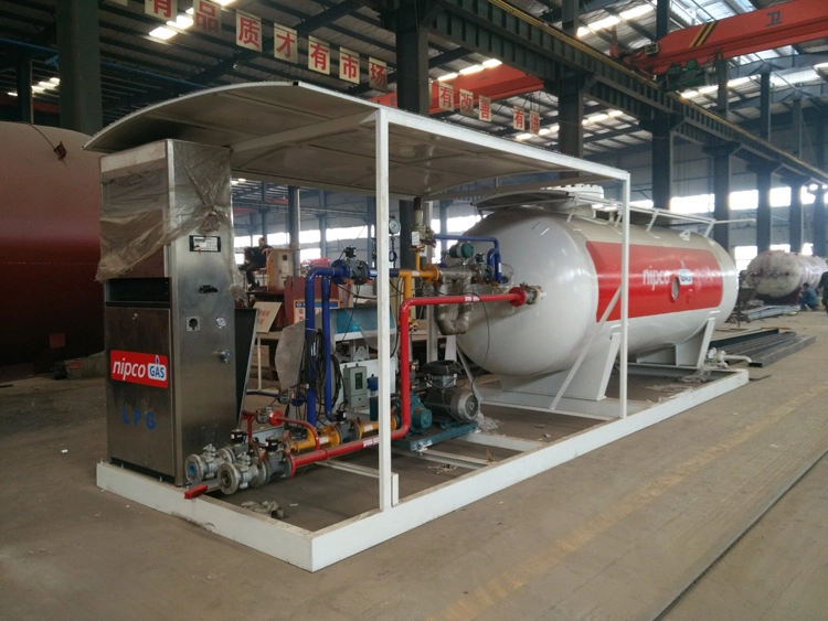 New Design 20000L Cooking Gas Filling Skid Propane Gas Tank Filling Station for LPG Cylinder Filling