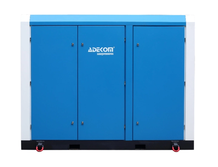 Skid-Mounted Rotary Screw Air Compressor with Dryer