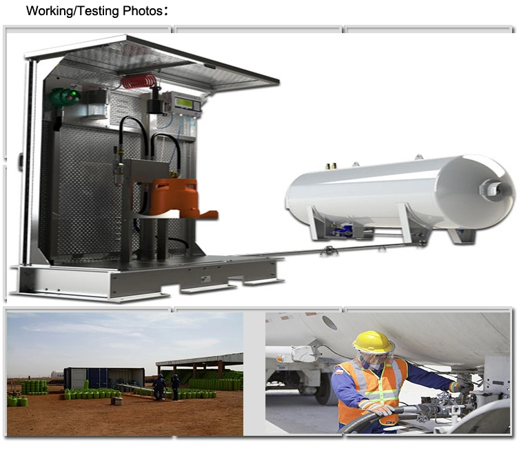 New Design 20000L Cooking Gas Filling Skid Propane Gas Tank Filling Station for LPG Cylinder Filling