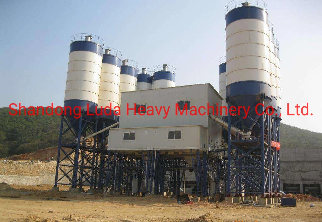 Luda Small Concrete Mixing Plant, Hzs50 Hzs60 Mobile Concrete Mix Batching Plant for Sale