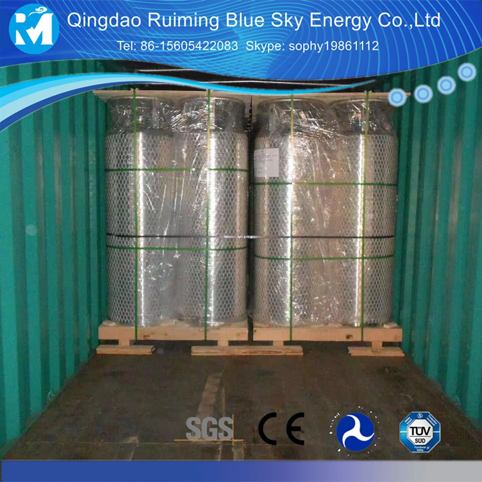Cryogenic Liquid Compressed Gas Chlorine Refrigerant LPG LNG Lar Lco2 Vessel Storage Tank/ Mobile Dewar