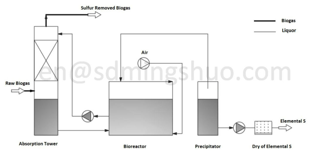 Efficient Bio-Desulfurization System for Large Gas Quantity Chinese Manufacturer