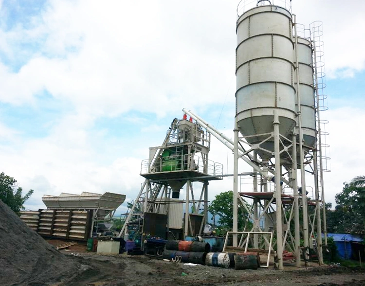 XCMG Hzs60 Project Concrete Mixing Plant 60m3 Small Stationary Concrete Batching Plant for Sale