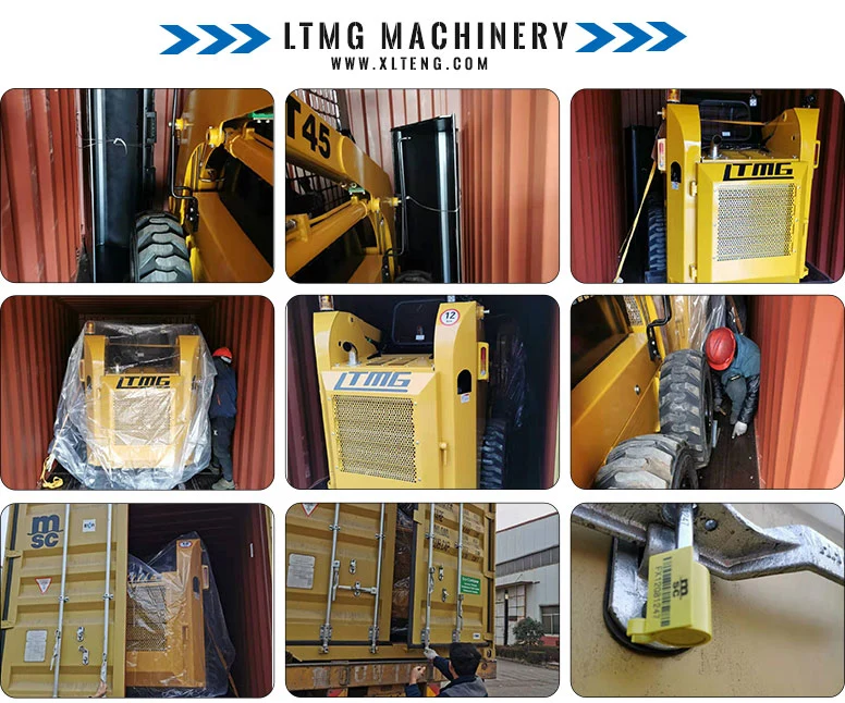 Ltmg Skid Loader Mini Skid Loader 500kg 700kg 850kg Compact Skid Steer Loader