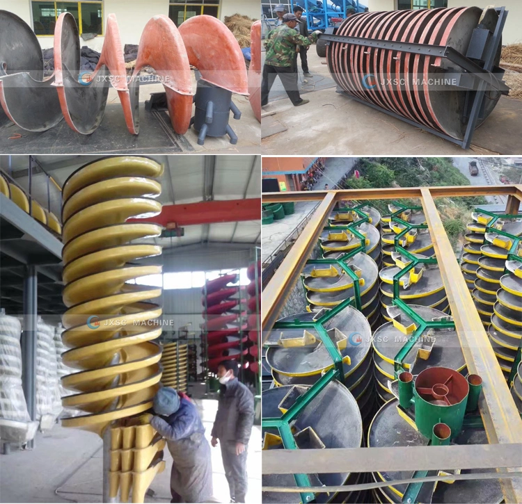 High Efficiency Gravity Separator Machine Mineral Separator Spiral Separator