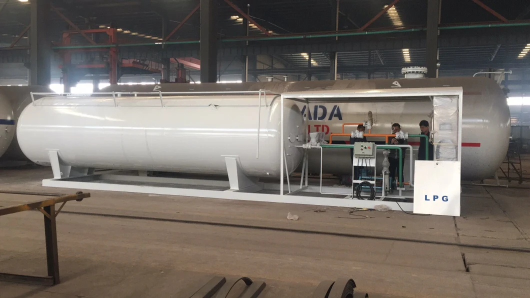 20000litres 10tons Skid Mounted LPG Filling Plant with Dispenser