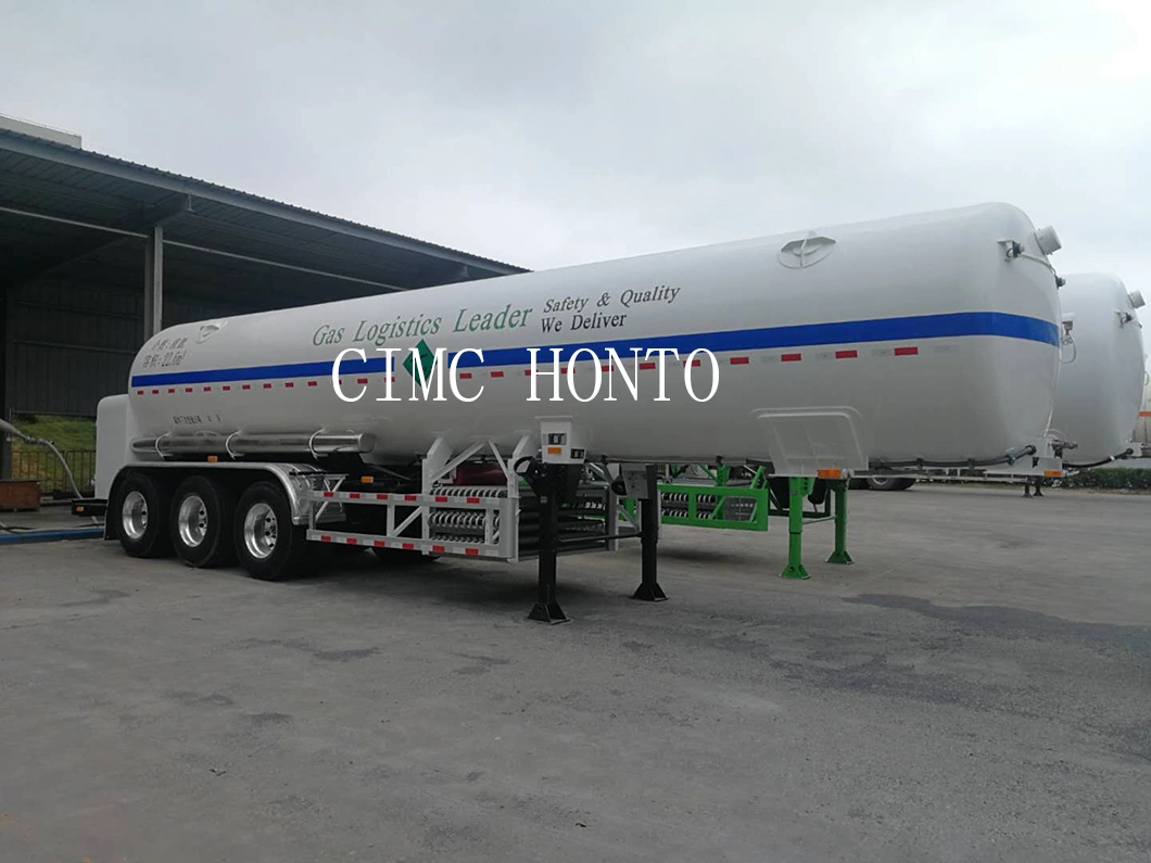GB/ASME Standard LNG Semitrailer Liquid Natural Gas Movable Gas Station