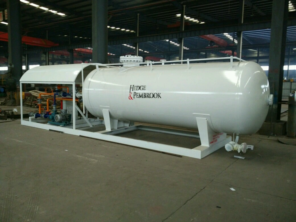 LPG Skid Station 10cbm 20cbm LPG Skid Tank Gas Station