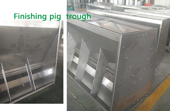 High Quality Double Side Pig Feeder 304 Stainless Pig Equipment Long Term Usage