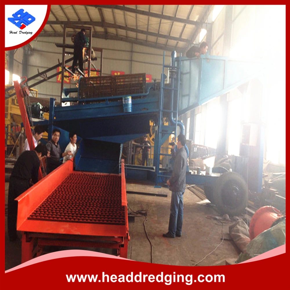 Mini Trommel Plant with Chutle for Placer Gold Ore Washing Plant
