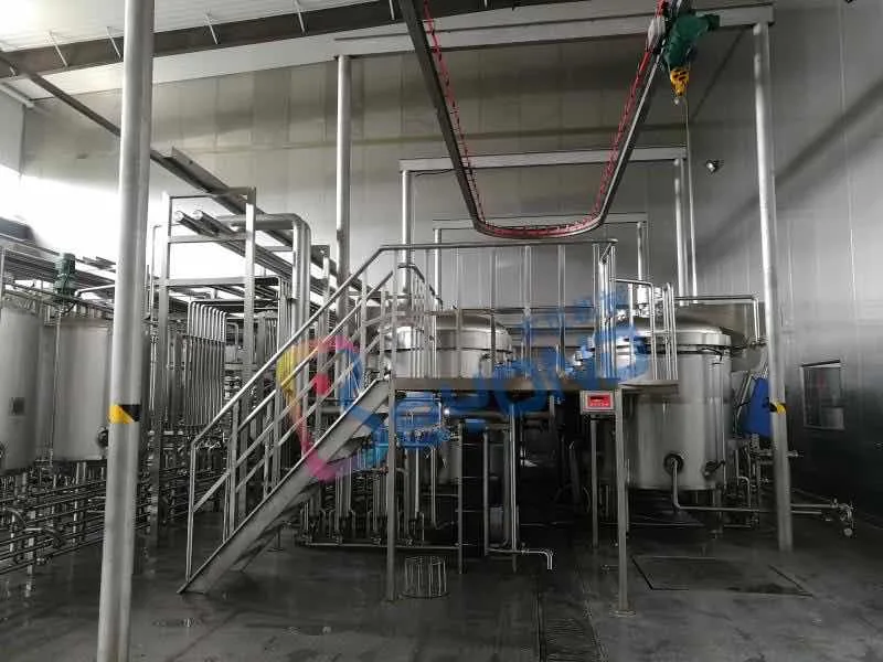 5000 liters/Day Skid mounted yogurt plant Yogurt fermenter Yogurt production line