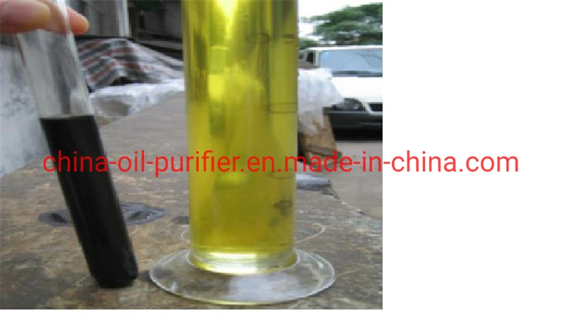 Black Engine Oil Recycling Plant Small Waste Oil to Base Oil Plant