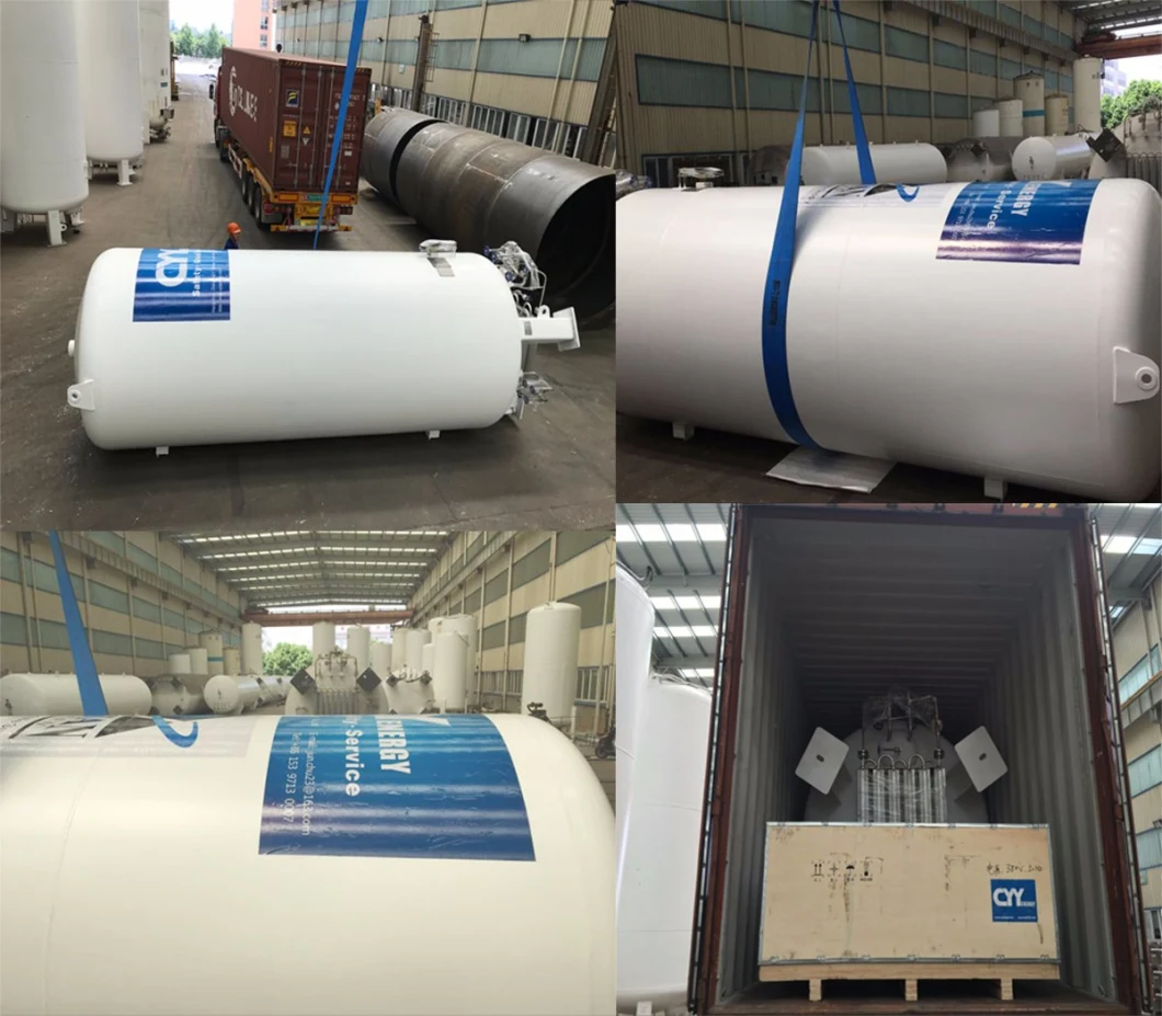 20m3 Lox/Lin/Lar/Lco2/LNG Cryogenic Liquid Storage Tank