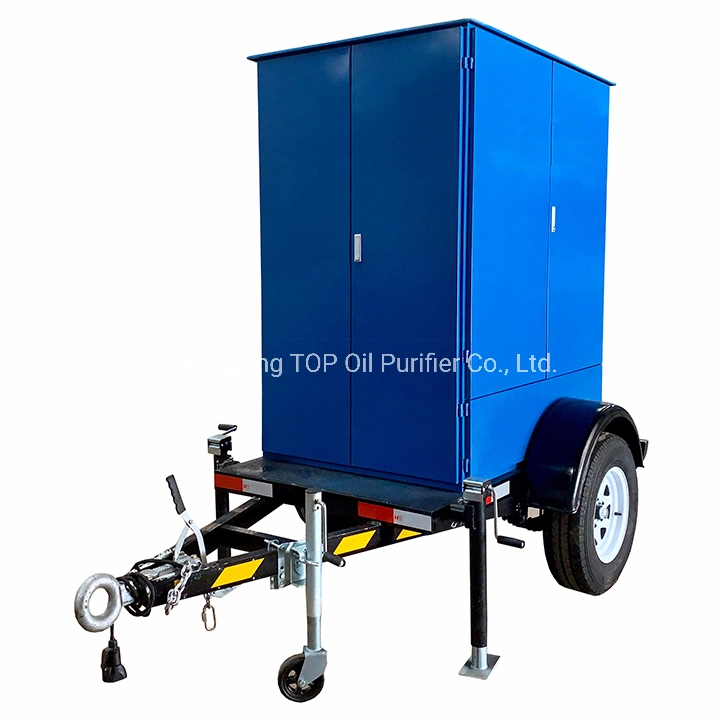 Skid Mounted High Vacuum Insulating Oil Transformer Oil Filter Plant