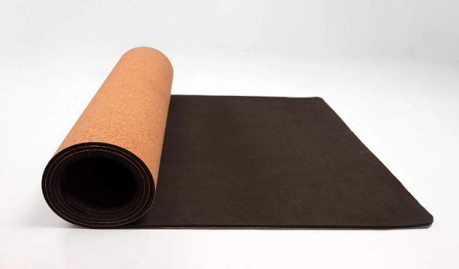 Premium Cork Natural Rubber Fitness/Home Equipment Skid Proof Yoga Mat
