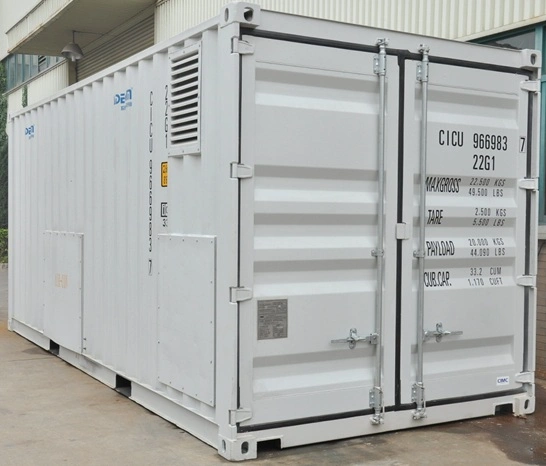 Air Compressor Storage Container Skid Mounted Air Compressor System