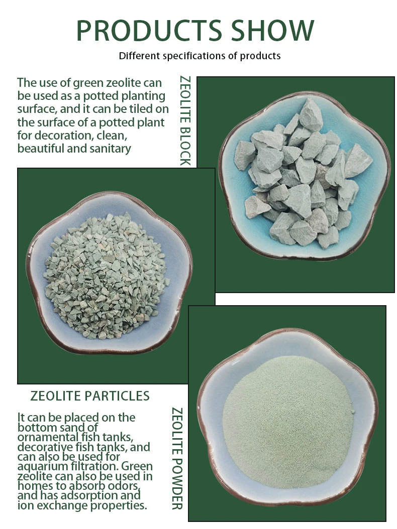 Natural Silver Zeolite Stone Zeolite Molecular Sieve