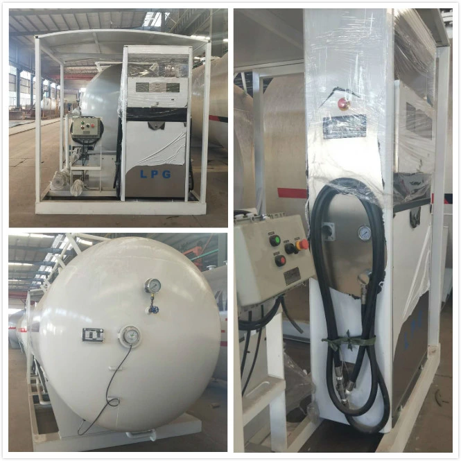 12000L Auto Gas Station Skid Mounted LPG Filling Station