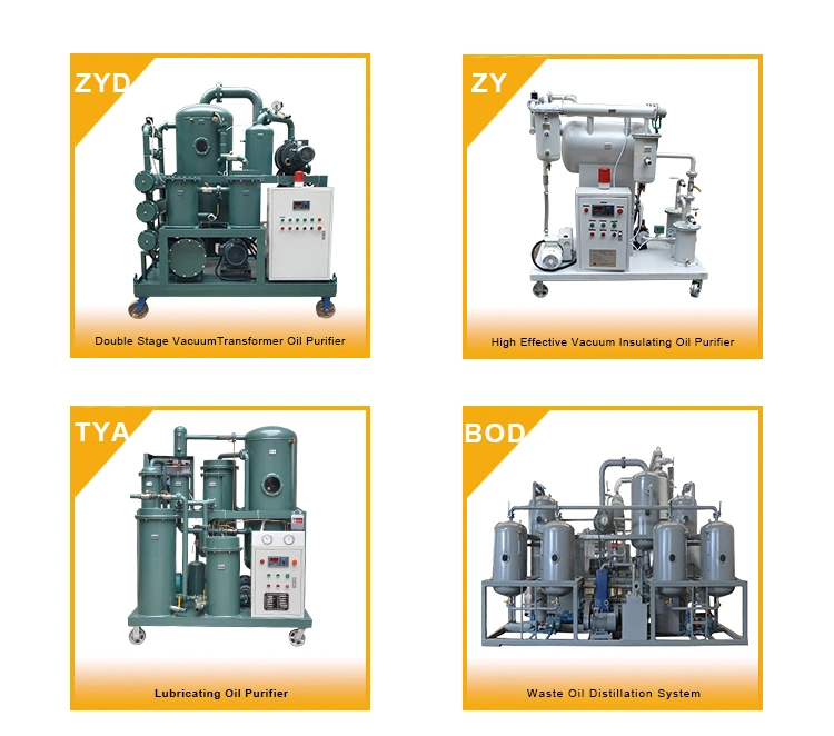 Tya Series Used Industrial Oil Dehydration Machine, Removing Water Impurities Unit