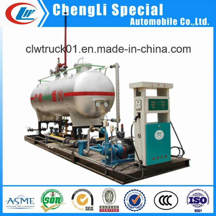 20cbm Skid Mounted LPG Tankers 20m3 LPG Skid Station