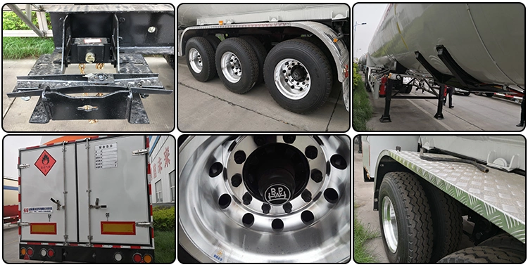 Factory Price Gas Trailer Gas Tanker Trailer Liquid Natural Gas Tanker Trailer