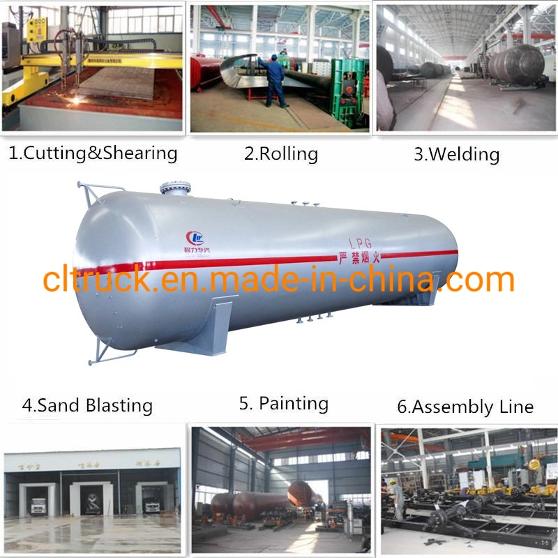 Cheap Price 50m3 25tons Cooking Gas Cylinder LPG Skid-Mounted Station