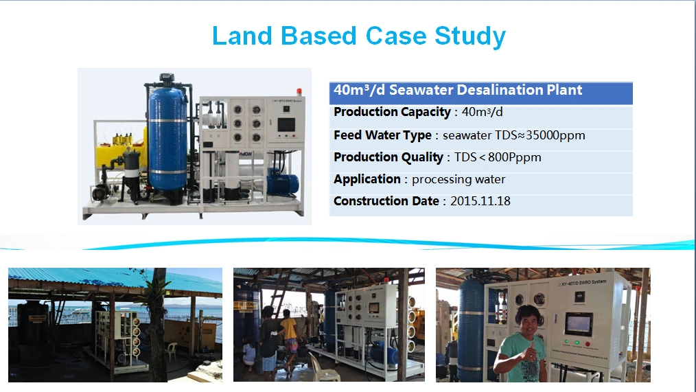 Skid Mounted Seawater Desalination RO Unit for Industrial Purpose