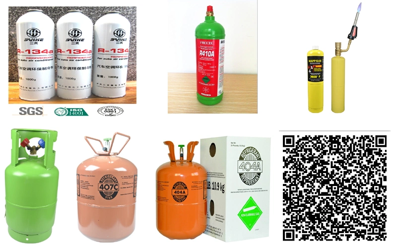 Refrigerant Gas R404A Gas in Recovery Cylinder Tped Approved
