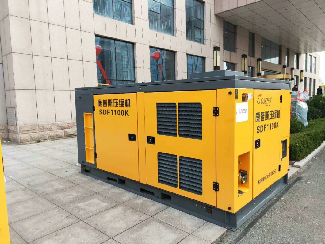 Industrial Stationary Heavy Duty Diesel Home CNG Compressor
