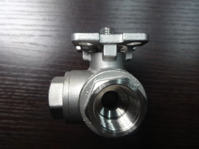 NPT Bsp T Type Three Way Ball Valve for Water Oil Gas