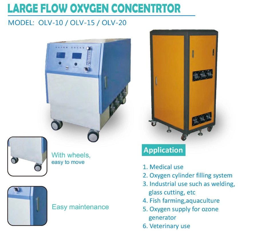 30lpm Zeolite Molecular Sieve Oxygen Concentrator for Veterinary Use
