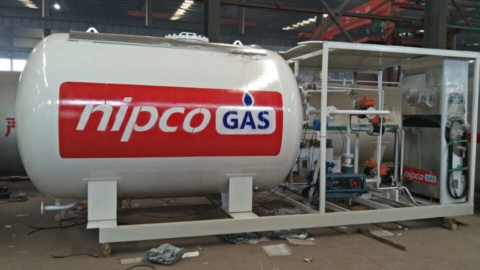 LPG Skid Station 10cbm 20cbm LPG Skid Tank Gas Station