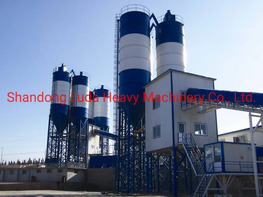 Hzs25 Mobile Small Cement Plant Mixing Concrete Batching Plant for Sale