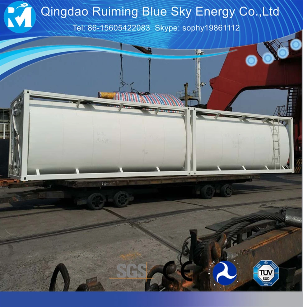 20FT Vaporizer LNG Liquid Ammonia Gas Tank Factory Prices ISO Vertical Steel LNG Storage Tank